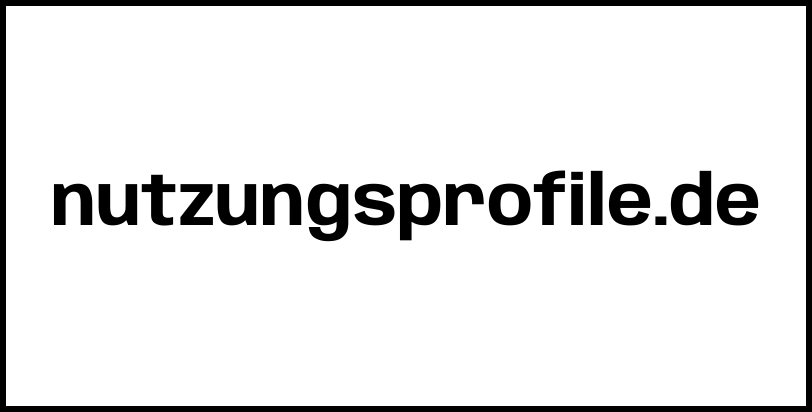 nutzungsprofile.de