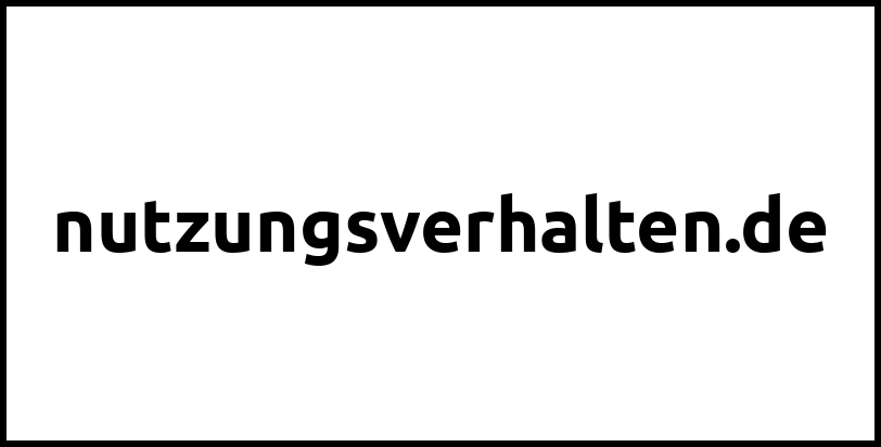 nutzungsverhalten.de