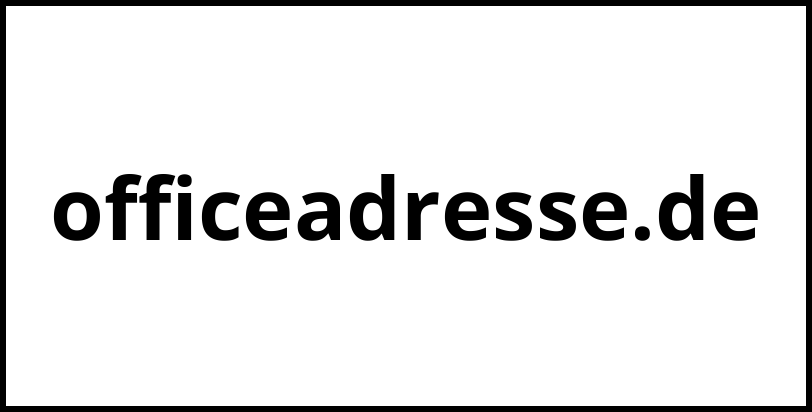 officeadresse.de