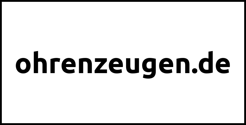 ohrenzeugen.de