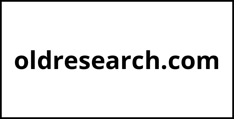 oldresearch.com