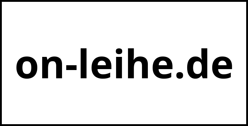 on-leihe.de