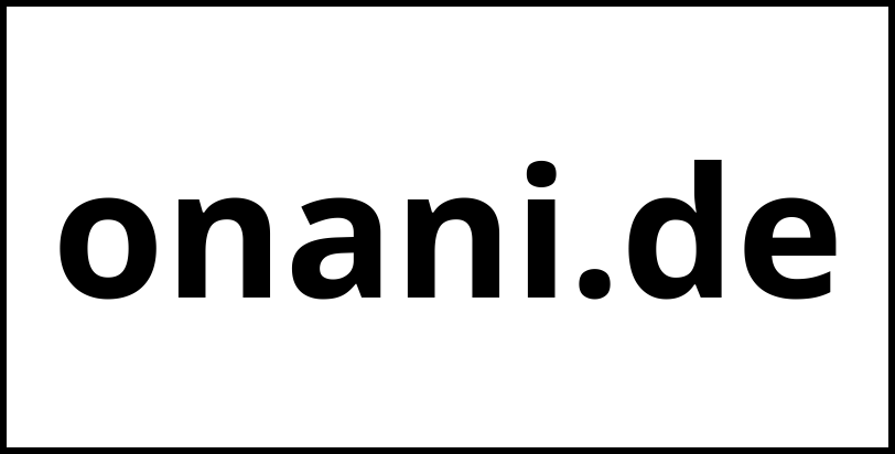 onani.de