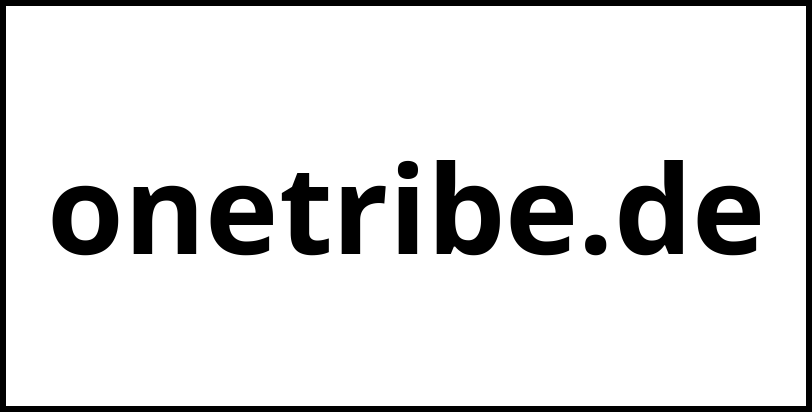 onetribe.de