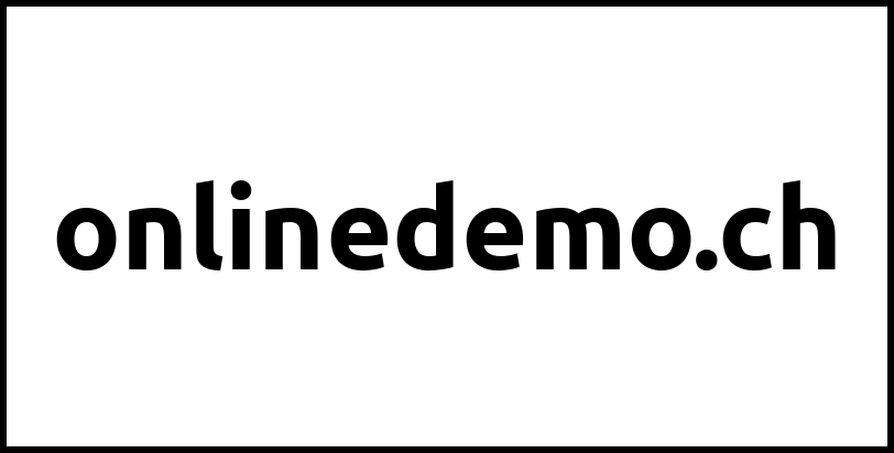 onlinedemo.ch