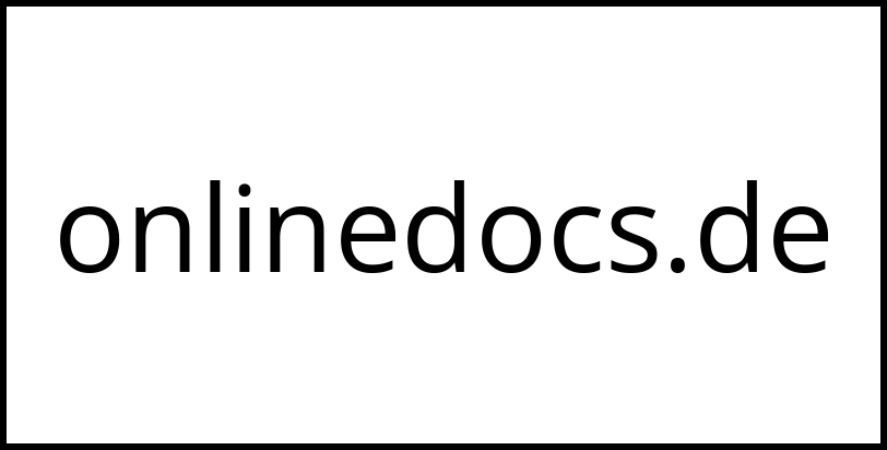 onlinedocs.de