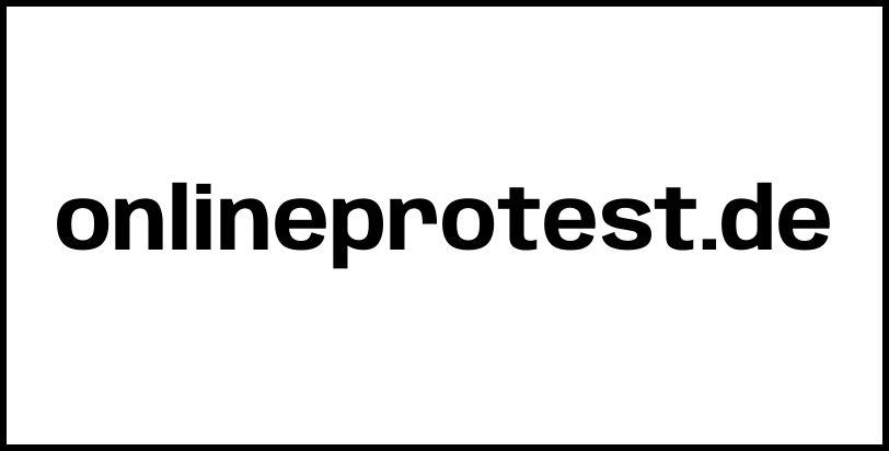 onlineprotest.de