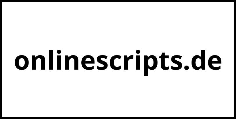 onlinescripts.de