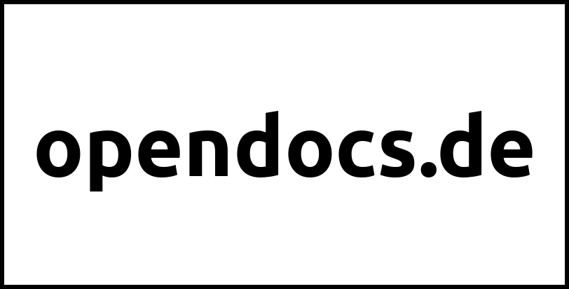 opendocs.de