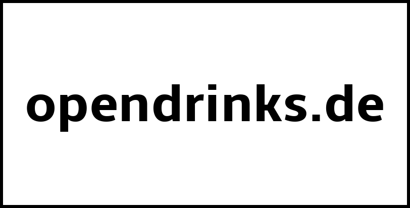 opendrinks.de