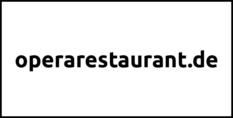 operarestaurant.de