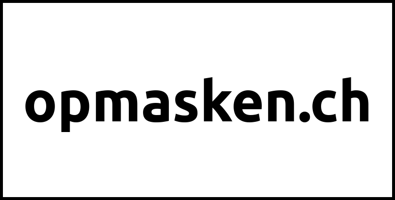 opmasken.ch