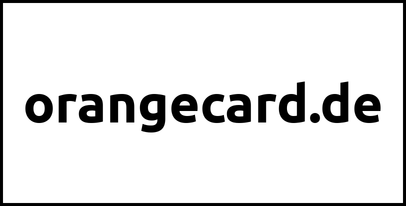 orangecard.de