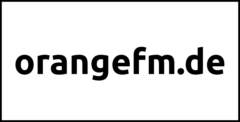 orangefm.de