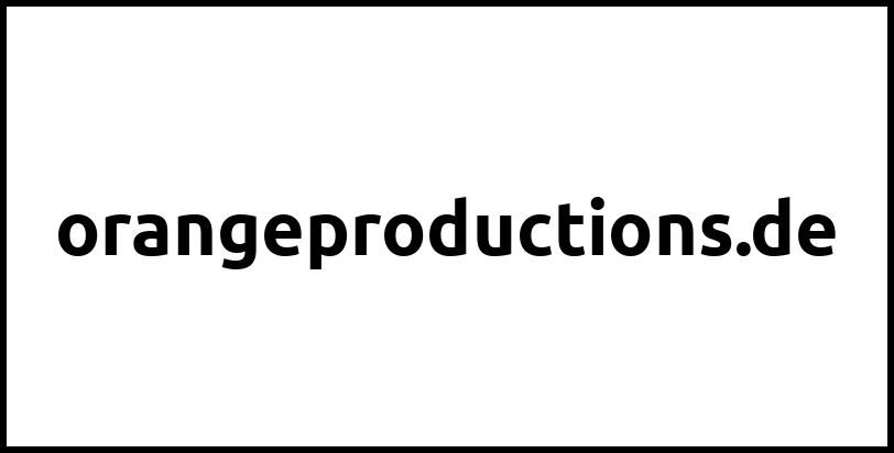 orangeproductions.de