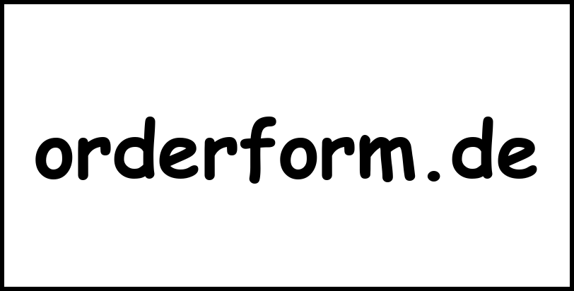 orderform.de