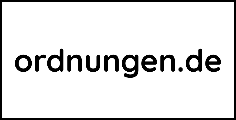 ordnungen.de