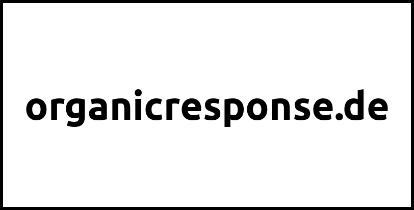 organicresponse.de