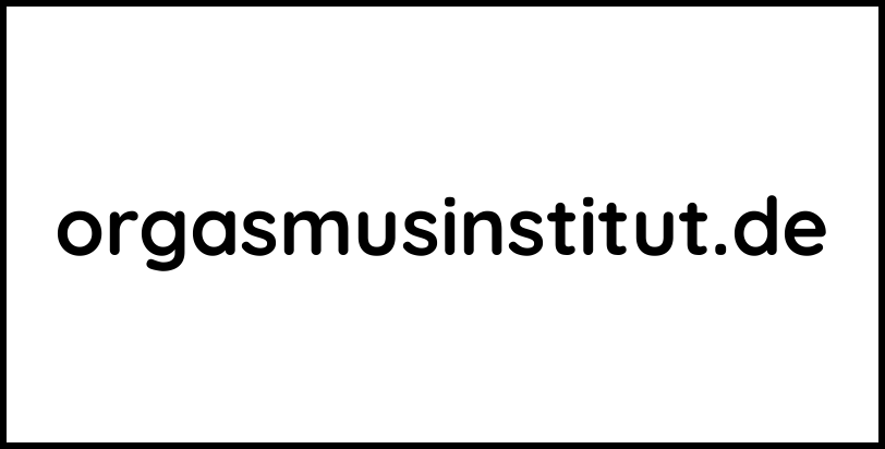 orgasmusinstitut.de