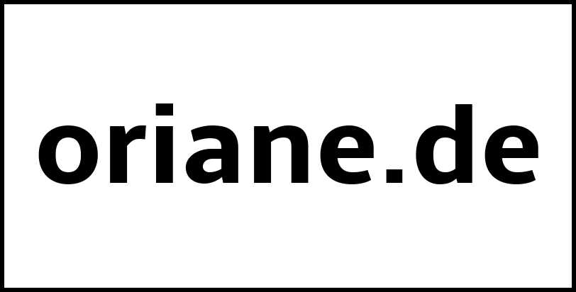 oriane.de