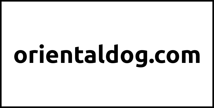 orientaldog.com