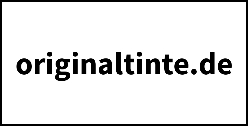 originaltinte.de