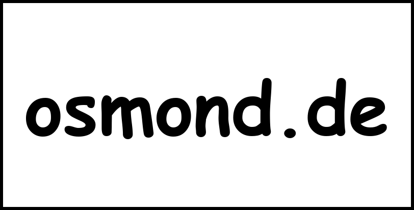 osmond.de