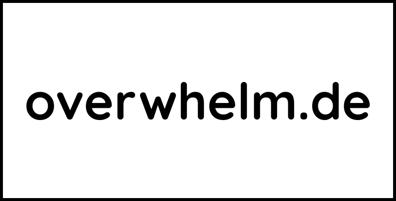 overwhelm.de