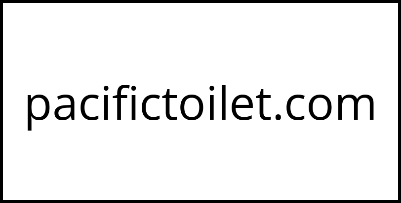 pacifictoilet.com