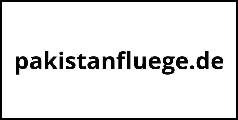 pakistanfluege.de