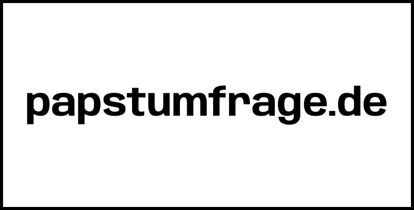 papstumfrage.de