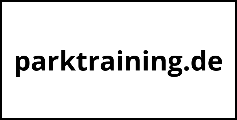 parktraining.de