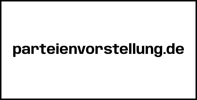 parteienvorstellung.de