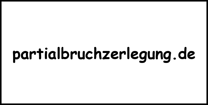 partialbruchzerlegung.de