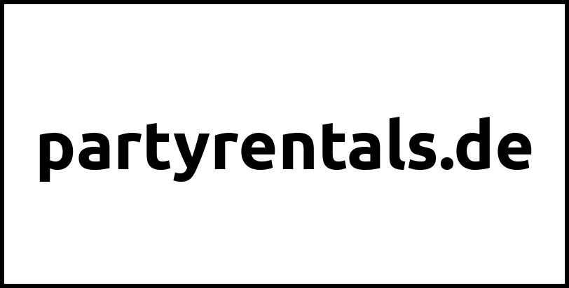 partyrentals.de