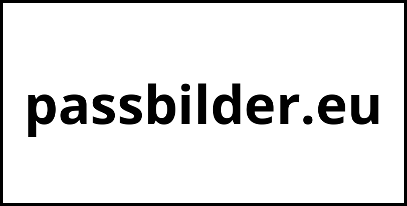 passbilder.eu