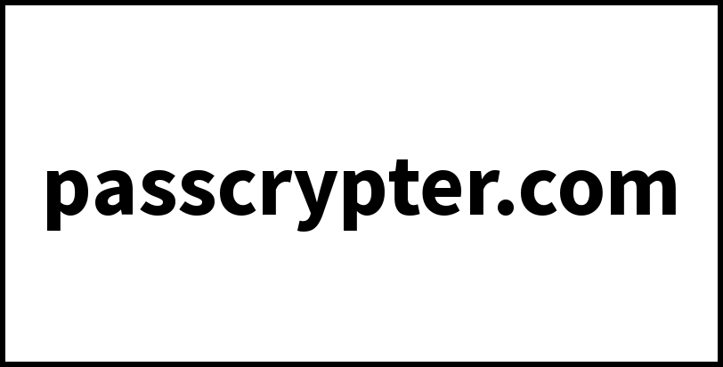 passcrypter.com