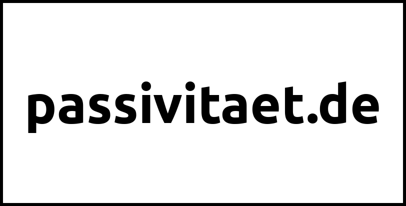 passivitaet.de