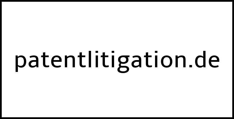 patentlitigation.de