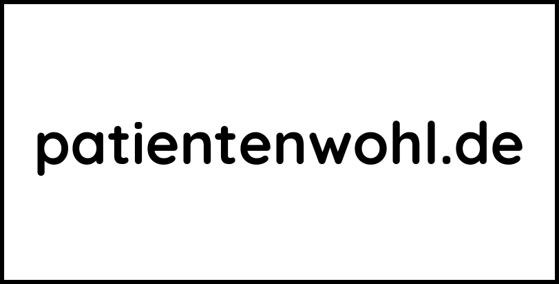 patientenwohl.de