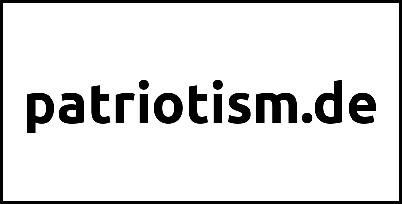 patriotism.de