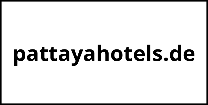 pattayahotels.de