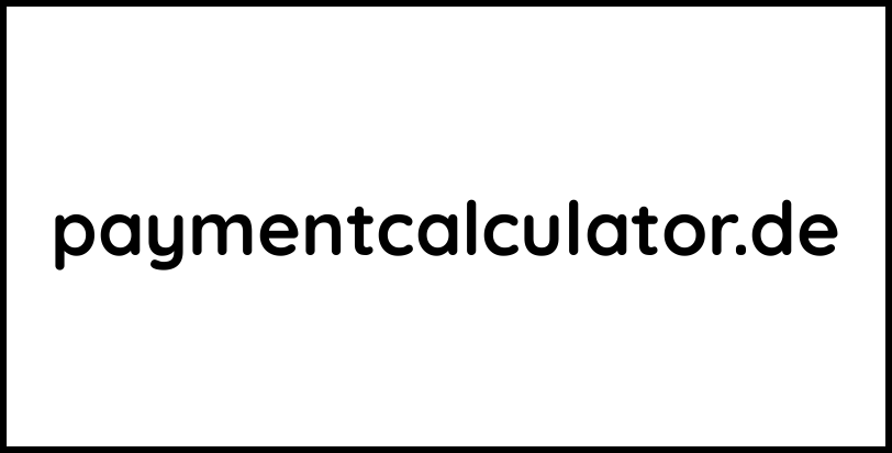 paymentcalculator.de