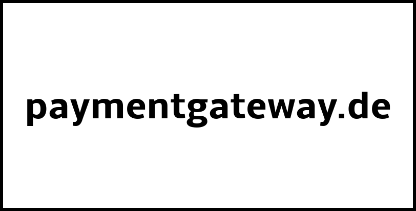 paymentgateway.de