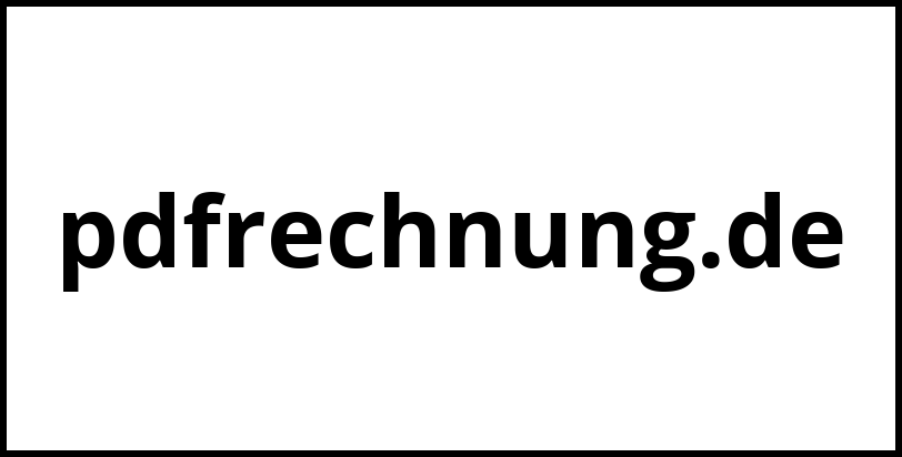 pdfrechnung.de