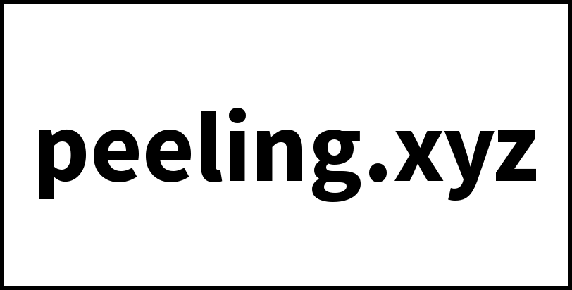 peeling.xyz