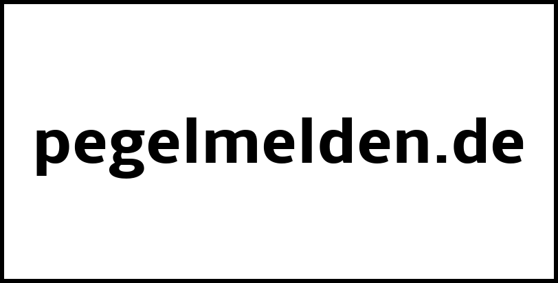 pegelmelden.de