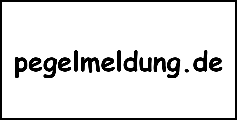 pegelmeldung.de