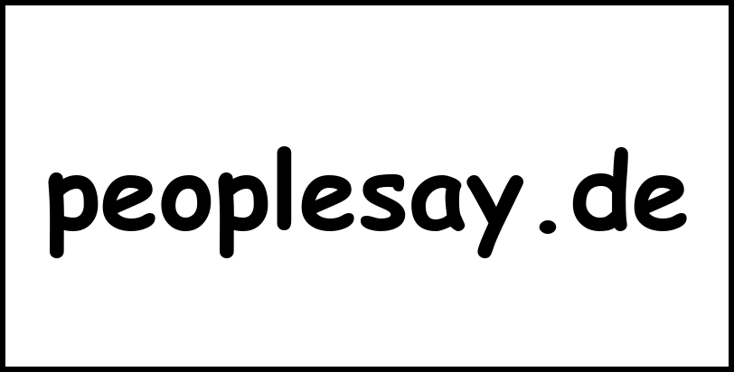 peoplesay.de