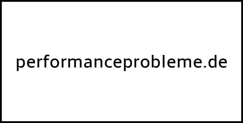 performanceprobleme.de